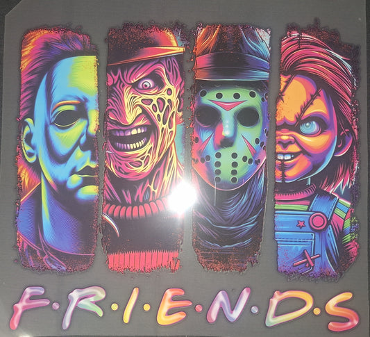 Neon horror friends
