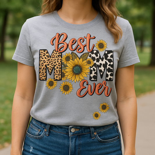 Best mom ever sunflower