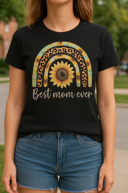 Best mom ever rainbow