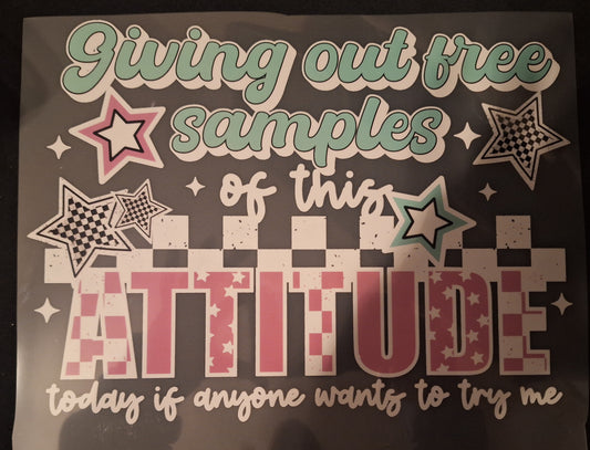 Giving out free samples of this attitude today if anyone wants to try me