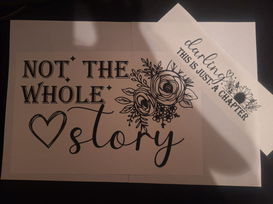 Darling this is just a chapter not the whole story