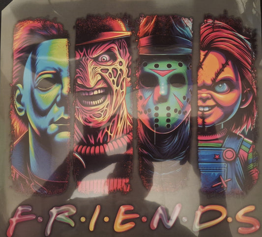 Neon horror friends