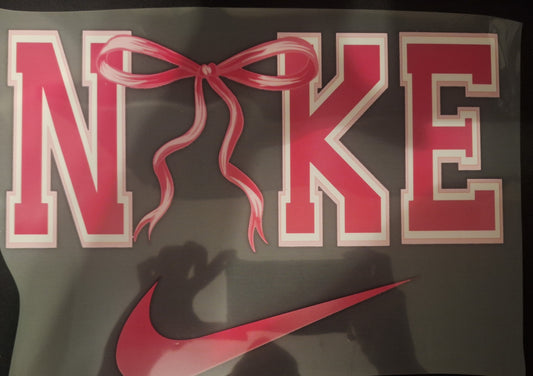 Swoosh with bow