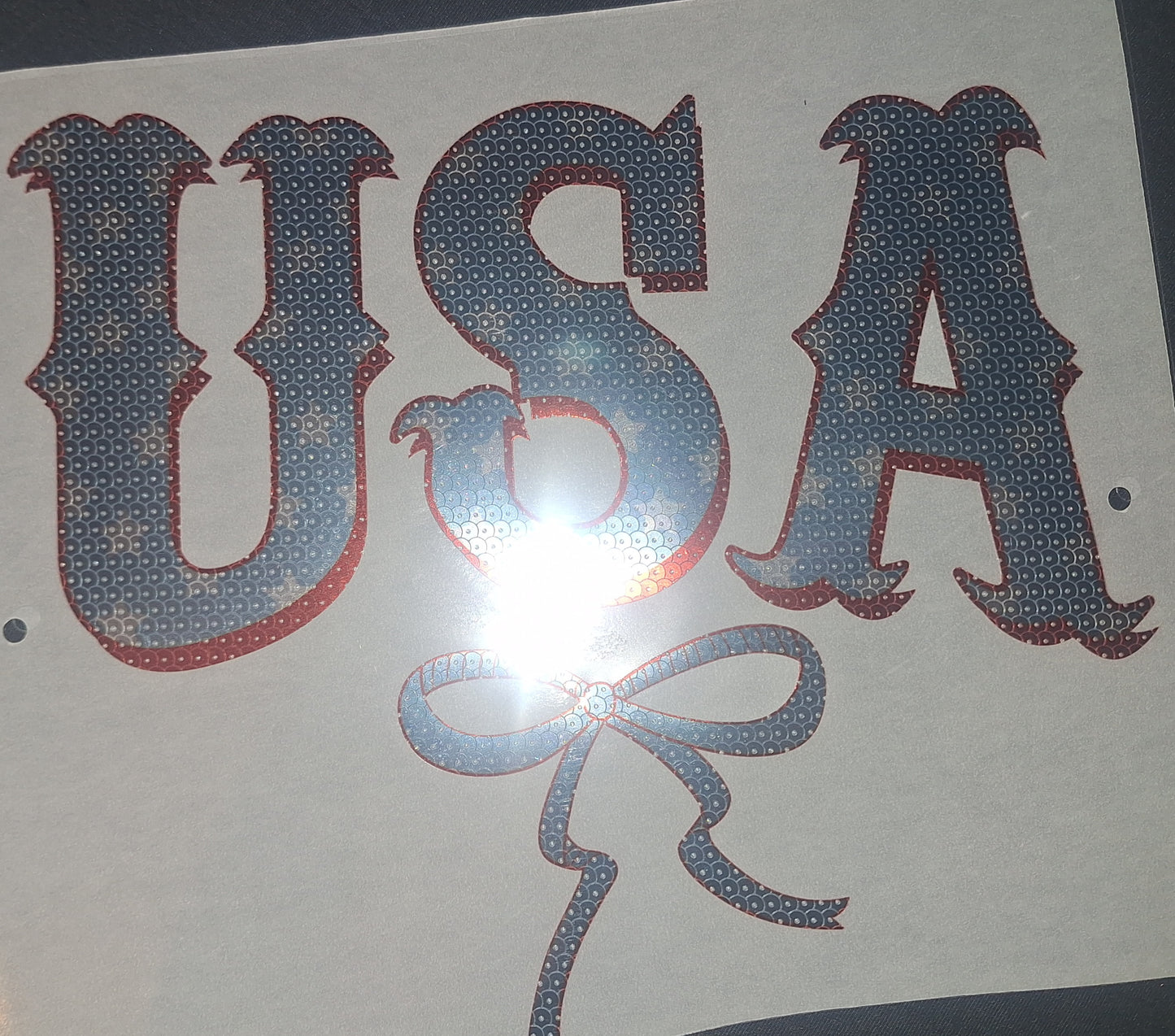 USA with how sequin spangle
