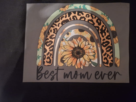Best mom ever rainbow