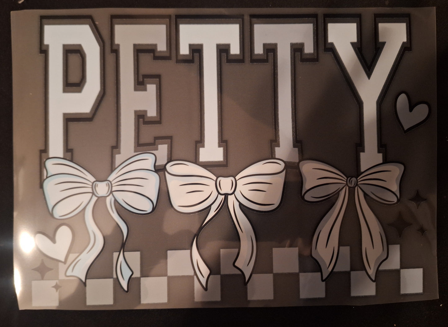 Petty with bows