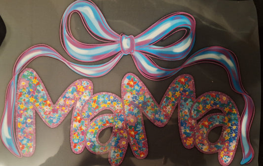 Flower mama with bow