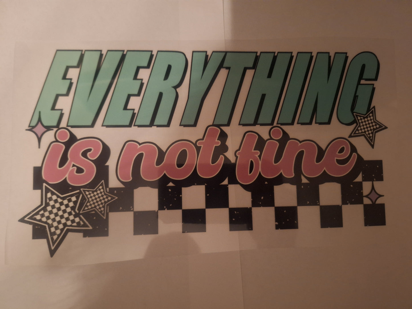 Everything is not fine